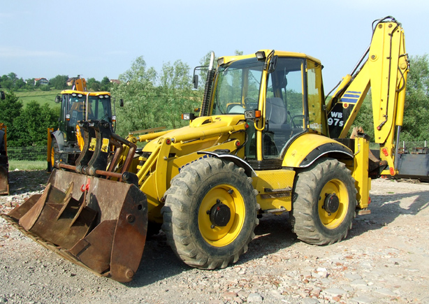 KOMATSU WB 97 S-2 części zamienne